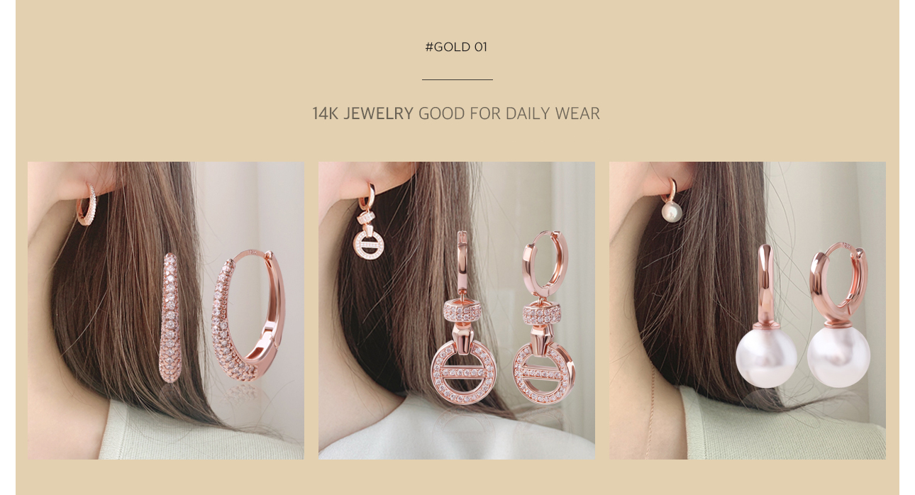 14K Gold Jewelry for Daily Wear