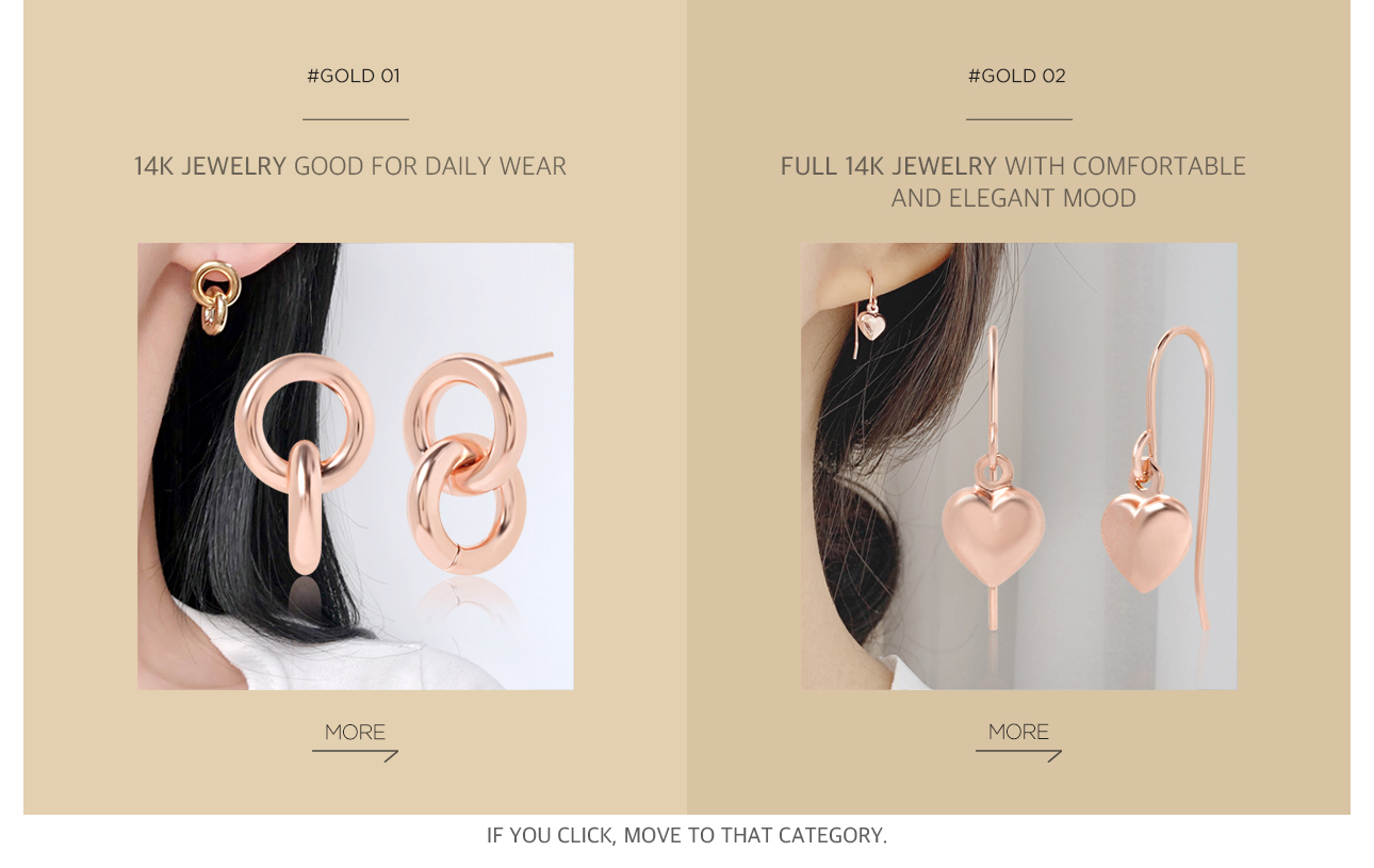 Korean 14K Gold Jewelry for Women