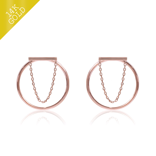 #new arrivals 50%<br> <font color="red">14k gold ★Delivery on the same day★</font><br> Clad 2way earring<br> EA2508