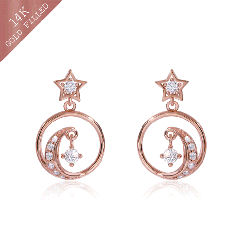 Summer preview special price★<br> <font color="red">14k GF ★Delivery same day★</font><br> Dessolais olive Earring<br> EA2706