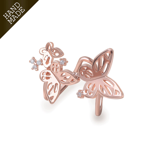 #Daily Sale★<br> <font color="red">★Same-day shipping★<br> ♣Garden Series♣</font><br> Lobelia butterfly ear cuff CEA0110