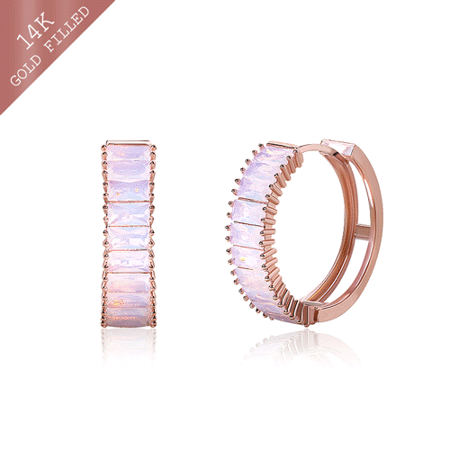 #Daily Sale★<br> <font color="red">14k GF★Same day shipping★</font><br> Corellia Crystal One Touch Ring Earring<br> EA2730 Korea