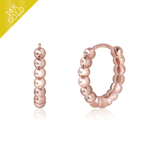 #Spring Regular Sale★<br> <font color="red">14k gold★Same-day shipping★</font><br> Bellium One Touch Ring Earring<br> EA2723