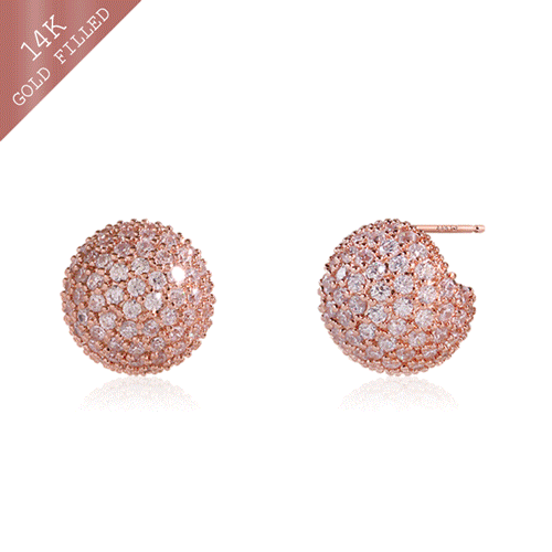 #Limited quantity special price★<br> <font color="red">14k GF★Same day shipping★</font><br> Olos Round Color Earring<br> EA2722