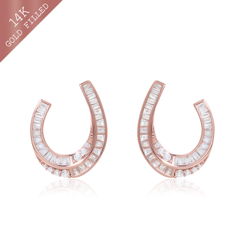 #Daily Sale★<br> <font color="red">14k GF★Same day shipping★</font><br> Yudigon Crystal Earring<br> EA2763
