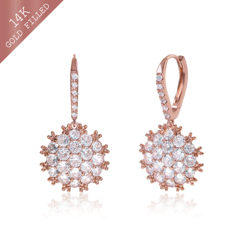 #Daily Sale★<br> <font color="red">14k GF★Same day shipping★</font><br> Anemone One Touch Ring Earring<br> EA2775