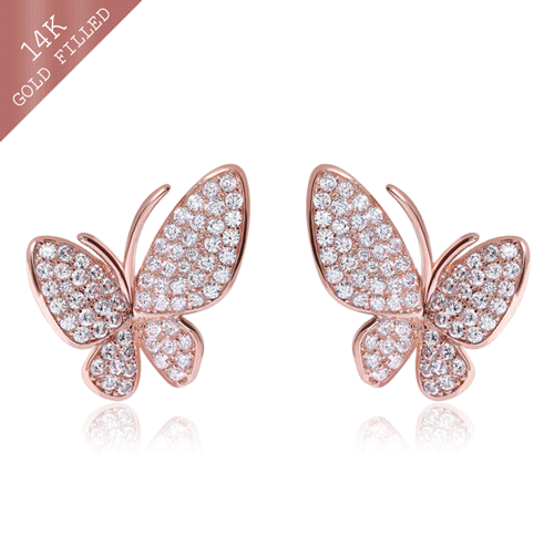 #Daily Sale★<br> <font color="red">♣Garden Series♣<br> 14k GF★</font><br> Shushu butterfly Earring EA2787