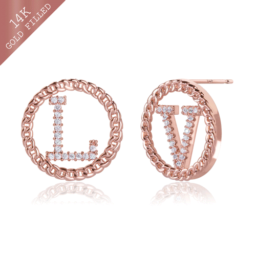 #Limited quantity special price★<br> <font color="red">14k GF★Same day shipping★</font><br> Luvre Pelon Earring<br> EA2844