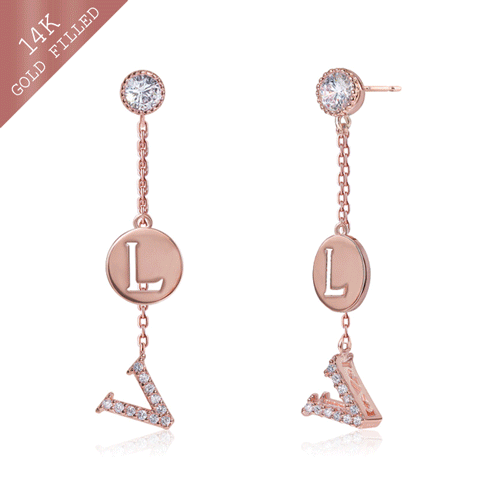 #Daily Sale★<br> <font color="red">14k GF★Same day shipping★</font><br> Luvre Elium olive Earring<br> EA2845
