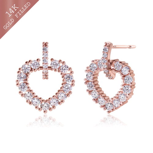 #Daily Sale★<br> <font color="red">14k GF★Same day shipping★</font><br> Divo Crystal olive earring<br> EA2833