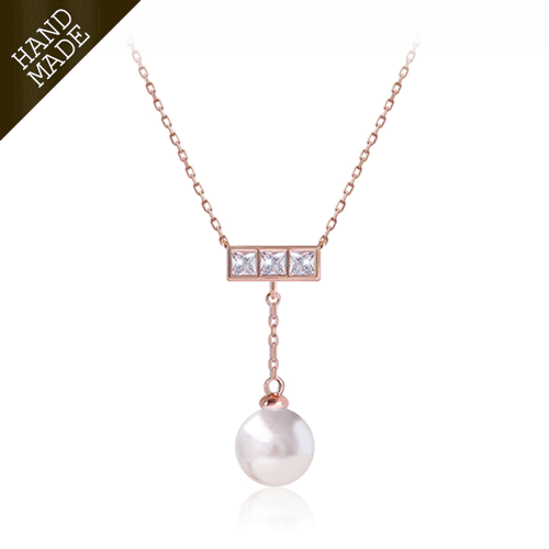 #Daily Sale★<br> <font color="red">★Same-day shipping★</font><br> Terrine pearl olive Necklace<br> NA0542