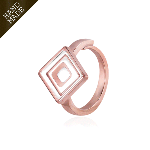 #Daily Sale★<br> <font color="red">★Same-day shipping★</font><BR> Marbling Square Ring(free,L)<BR> RA0591