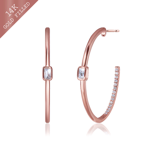 #Daily Sale★<br> <font color="red">14k GF★</font><br> Arrow half ring Earring<br> EA2880