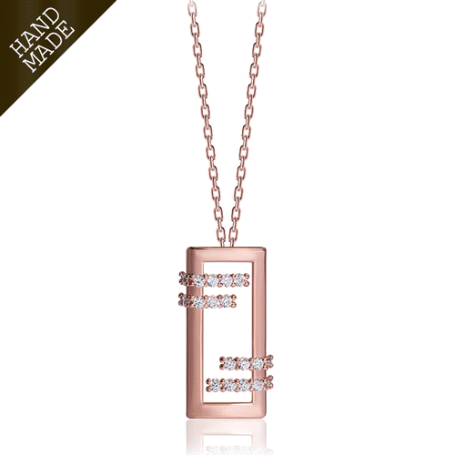 #Daily Sale★<br> <font color="red">★Same-day shipping★</font><br> Ryvien Square Necklace<br> NA0563