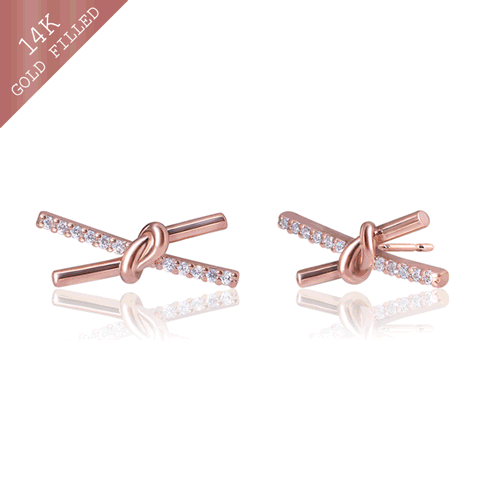 #Uniform price 9,800 won★<br> <font color="red">14k GF★Same day shipping★</font><br> Edith Kink Earring<br> EA2909