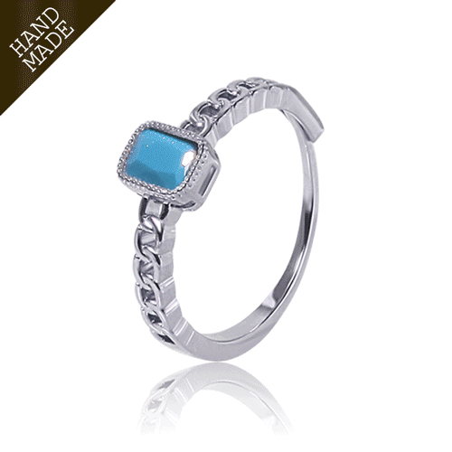 #Daily Sale★<font color="red"></font><BR> Mel Mini Square Ring(free,L)<BR> RA0603