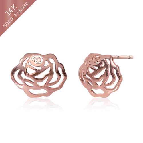 #Uniform price 9,800 won★<br> <font color="red">14k GF★Same day shipping★</font><br> Luvre Signature Rose Earring<br> EA2932