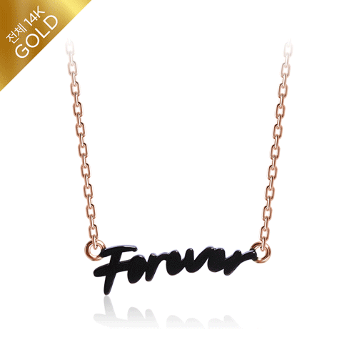 #FREE Shipping<BR> <font color="red">All 14K gold★<br></font> Forever Epoxy Necklace<BR> NA0071_B