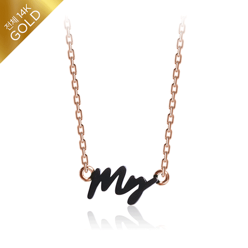 #FREE Shipping<BR> <font color="red">All 14K gold★<br></font> My Epoxy Necklace<BR> NA0072_B