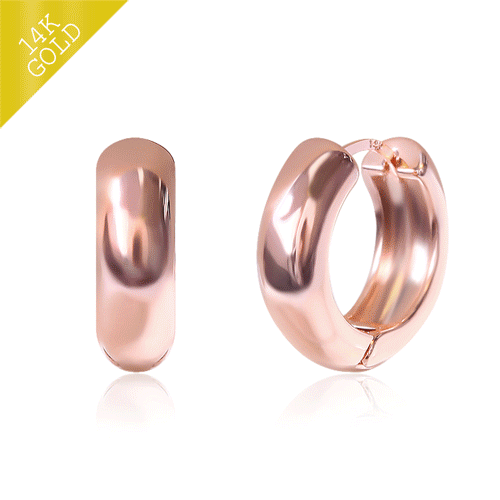 #Daily Sale★<br> <font color="red">14k gold★</font><br> Emma One Touch Ring Earring<br> EA2346