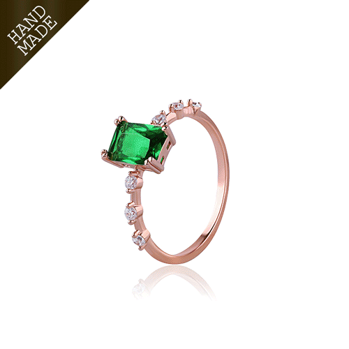 #Daily Sale★<br> <font color="red">★Same-day shipping★</font><br> Forest Emerald Ring (No. 12, 14)<br> RA0448