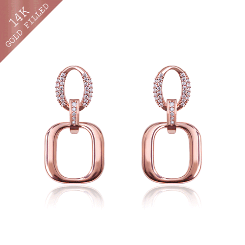 #Daily Sale★<br> <font color="red">Lim Ji-yeon sponsored product<br> 14k GF★</font><br> Maria olive earring EA2366