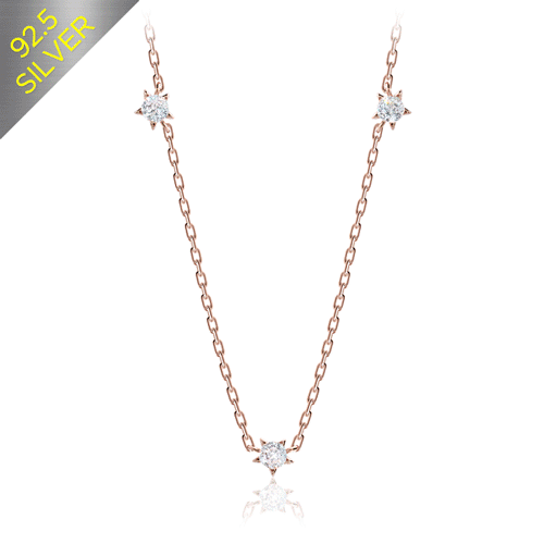 #Renewal special price★<br> <font color="red">Total 92.5 Silver★Same-day shipping★</font><br> Bestie Crystal Necklace<br> NA0332