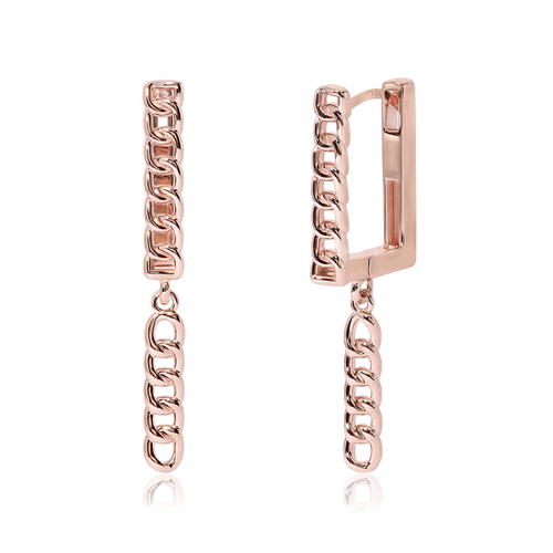 #Uniform price 14,800 won★<br> <font color="red">14k gold★Same-day shipping★</font><br> Koren chain olive one touch ring earring<br> EA3024