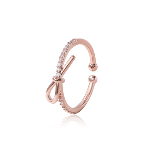 #Daily Sale★ <font color="red"><br>★Same-day shipping★</font><br> Release Knot Ring(free,L)<BR> RA0462 Korea