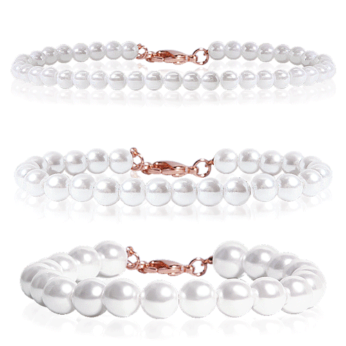 #Regular sale 9,900 won★<br> <font color="red">★Same-day shipping★</font><br> Bibi pearl bracelet (4mm, 6mm, 8mm)<br> BA0474 Korea