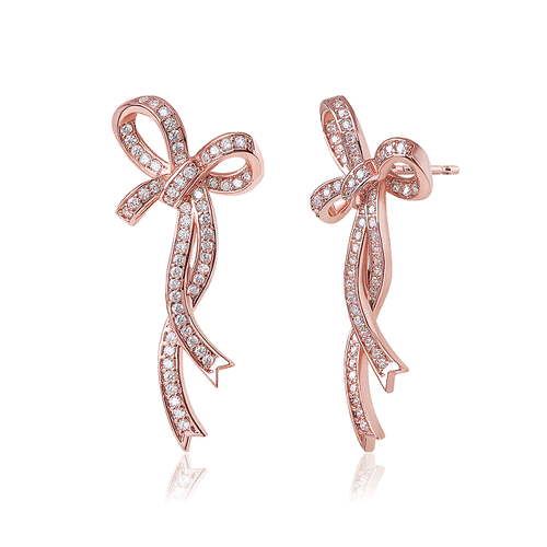 #Daily Sale★<br> <font color="red">14k GF★Same day shipping★</font><br> Prilina Bowknot Earring<br> EA2983