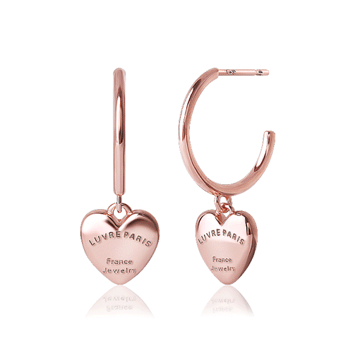 #Daily Sale★<br> <font color="red">14k GF★Same day shipping★</font><br> Luvre plump heart earring<br> EA2966