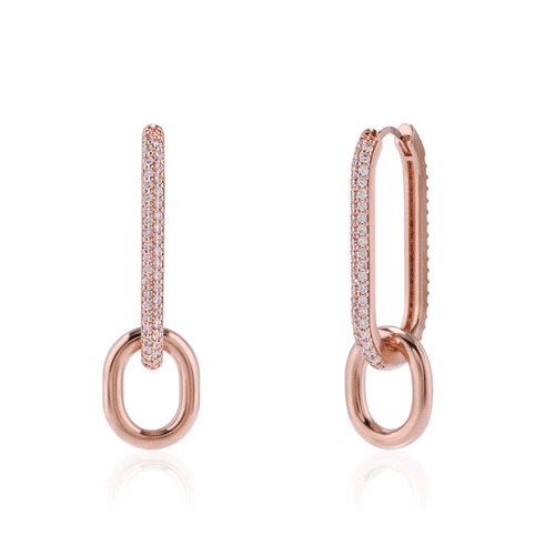 Daily Sale★<br> <font color="red">14k gold★</font><br> Marid 2way olive one touch ring earring<br> EA2354