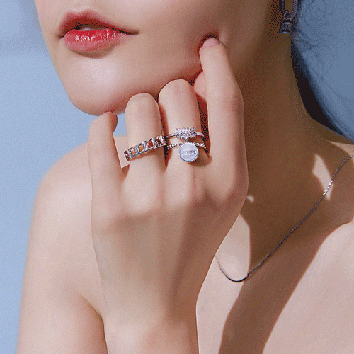 #Daily Sale★<br> <font color="red">★Same-day shipping★</font><br> Parnas chain ring (No. 12-19)<BR> RA0459 Korea
