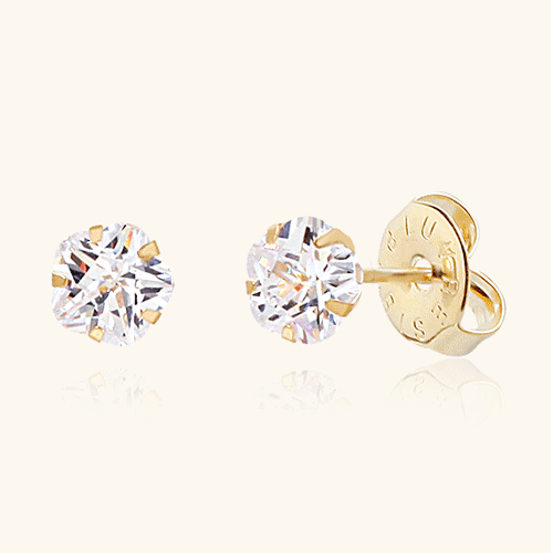 Daily Sale★<br> <font color='red'>All 14K gold★Same-day shipping★</font><br> Olenne Flower Mini Earring<BR> EA1506