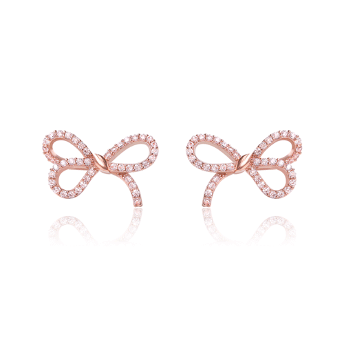 Daily Sale★<br> <font color="red">14k gold★Same-day shipping★</font><br> Le Vian Bowknot Earring<br> EA2489
