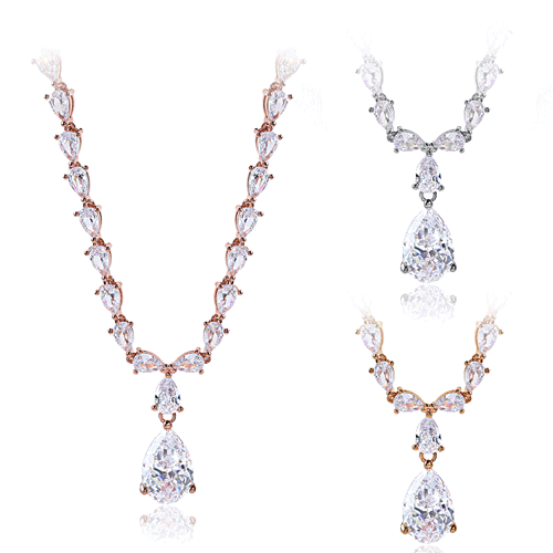 Daily Sale + Free Shipping★<br> <font color="red">★Same-day shipping★</font><br> Lawrence Crystal Necklace<br> NA0457