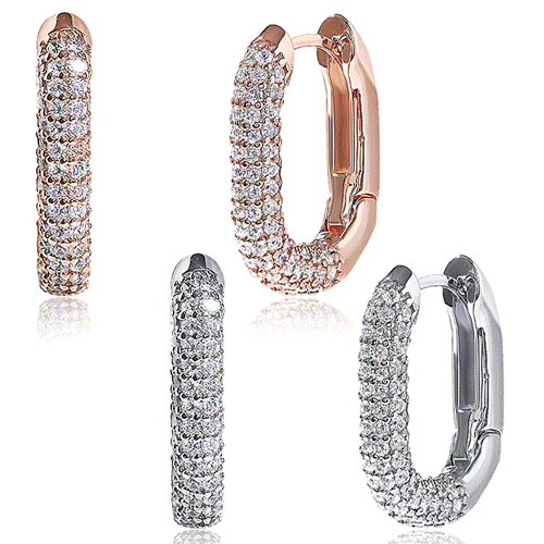 Summer Sale★<br> <font color="red">14k gold★Same-day shipping★</font><br> Ernel One Touch Ring Earring<br> EA2244