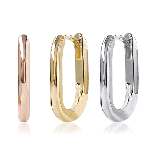 Daily Sale★ <font color="red"><br>14k gold★</font><br> Glyn One Touch Ring Earring<BR> EA1564