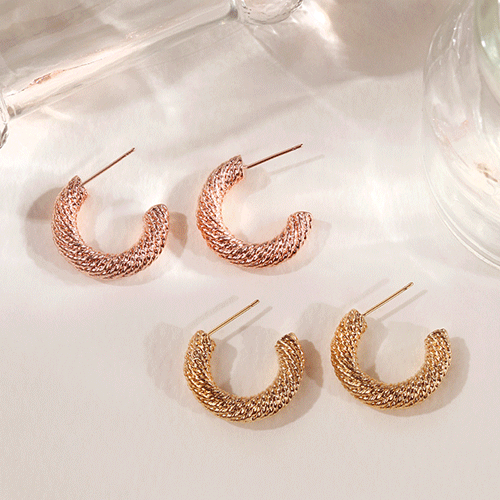 May Spring Special + Free Shipping★ <font color="red"><br>14k★</font><br> Park Min-young, Son Ye-jin, Jung Eun-ji's outfits<br> Willy Vanring Earring EA1948