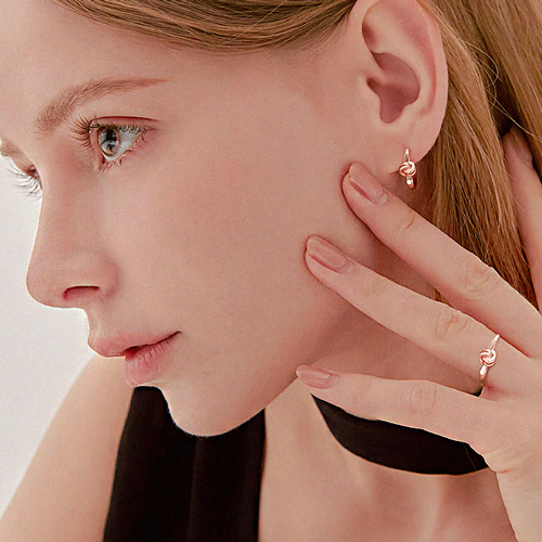 Summer Sale Special + Free Shipping★<br> <font color="red">14k gold★<br> Earring/Ring SET</font><br> Handling SET SET0292 Korea