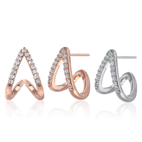Summer Sale Special<br> <font color="red">14k★</font><br> Lim Ji-yeon sponsored product<br> Pure Simple Earring EA1660 Korea