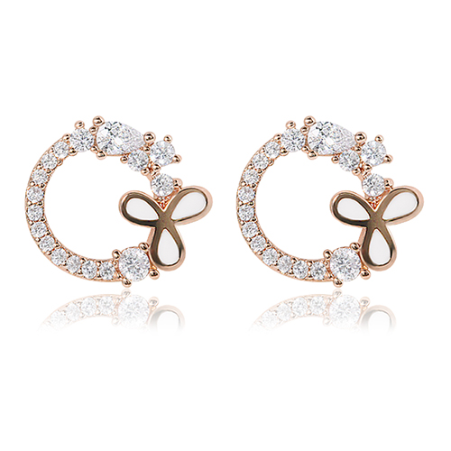 New arrivals 50% off ★Free shipping<br> <font color="red">92.5 Silver★</font><br> Leviche Clover Earring<br> EA0026_A