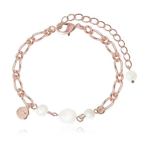 May Spring Special + Free Shipping★<br> <font color="red">primium freshwater pearl</font><BR> Oria freshwater pearl chain bracelet<BR> BA0471 Korea