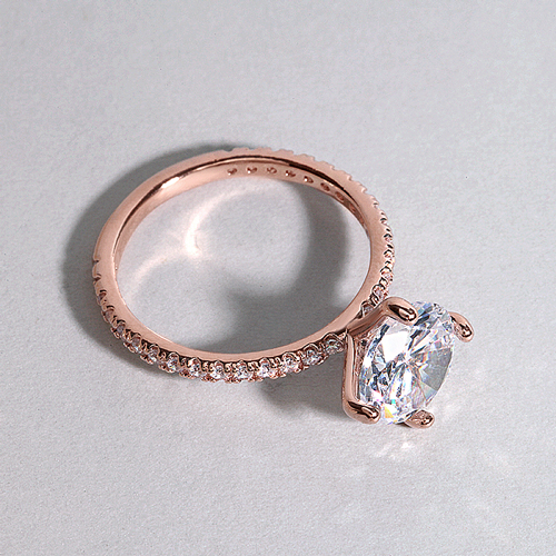 May Spring Special + Free Shipping★<br><font color="red"></font> Diamond One Stone Ring (size 10-18)<br> RA0429