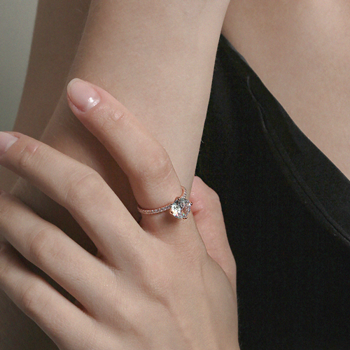 May Spring Special + Free Shipping★<br><font color="red"></font> Diamond One Stone Ring (size 10-18)<br> RA0429