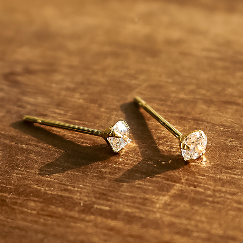May Spring Special + Free Shipping★<br> <font color='red'>All 14K gold★</font><br> Conde Mini Earring<BR> EA1226