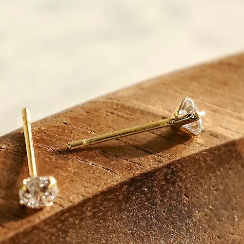 May Spring Special + Free Shipping★<br> <font color='red'>All 14K gold★</font><br> Conde Mini Earring<BR> EA1226