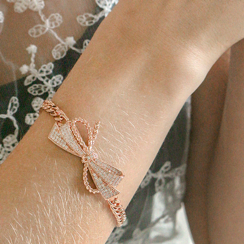 Summer Sale Special + Free Shipping★<br><font color="red"></font> Pate Bowknot bracelet<BR> BA0489