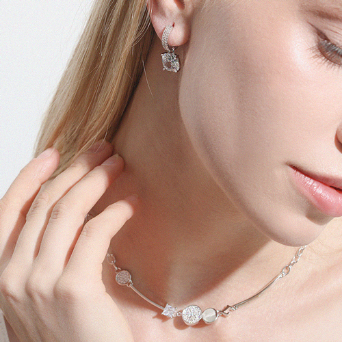 May Spring Special + Free Shipping★<br> <font color="red">14K★<br> Earring/Necklace SET</font><br> Begobang SET SET0463